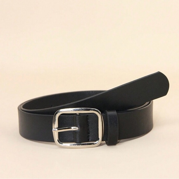 Shein Women's Pu Leather Belt in Black, Size 80 - Picture 1 of 7